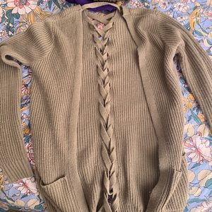 Full Tilt Criss Cross Cardigan